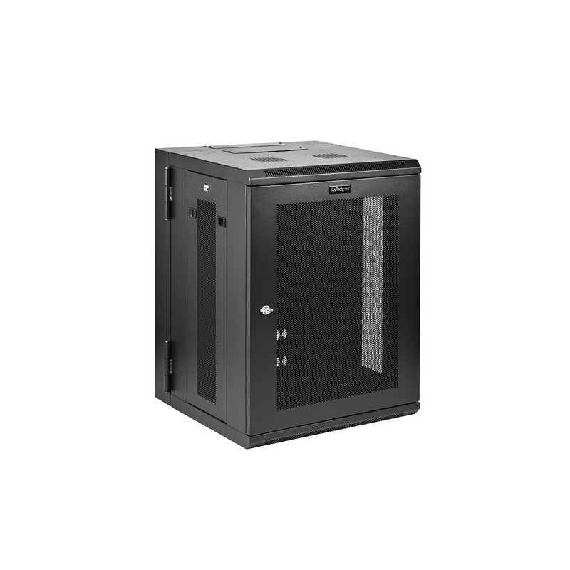 15U 19IN WALL MOUNT NETWORK CABINET - SWITCH DEPTH RACK ENCLOSURE- 180  HINGED D
