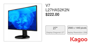 27IN ADS-IPS 2560X1440P 16:9