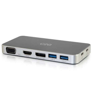 C2G 28844 interface hub USB 3.1 (3.1 Gen 2) Type-C Black,Grey