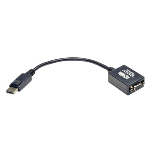 DISPLAYPORT TO VGA ADAPTER CONVERTER ACTIVE M/F 6IN 50 PACK