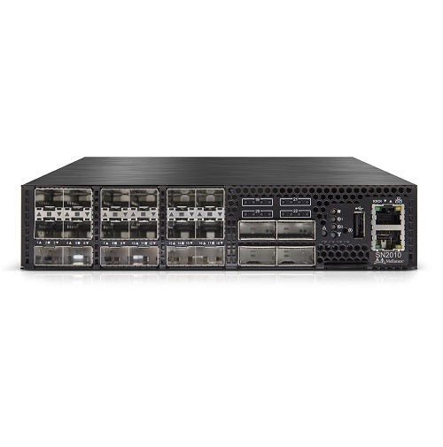MELLANOX MSN2010-CB2F SPECTRUM BASED 10/25GBE AND 100GBE 1U OPEN ETHERNET SWITCH