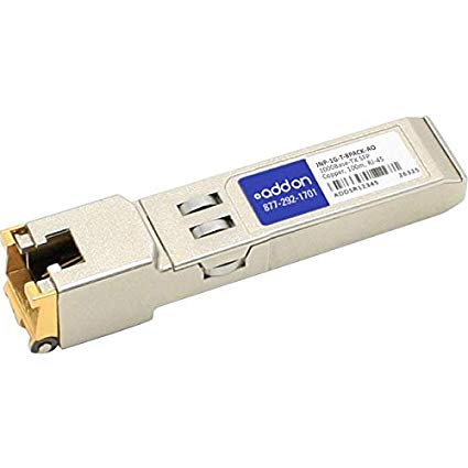 ADDON JUNIPER NETWORKS COMPATIBLE TAA COMPLIANT 10/100/1000BASE-TX SFP TRANSCEIV