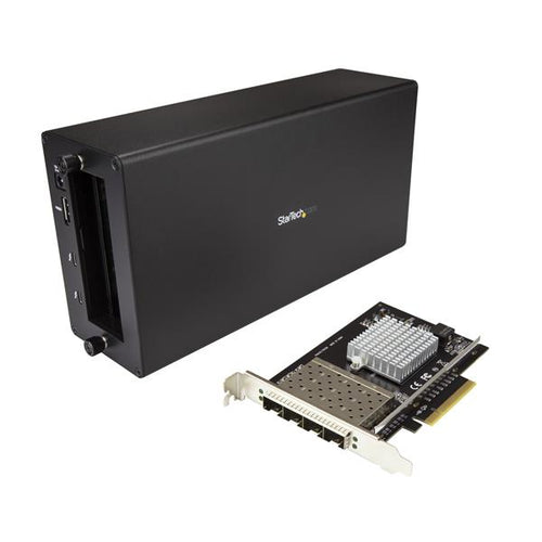 StarTech.com BNDTB410GSFP notebook dock/port replicator Thunderbolt 3 Black