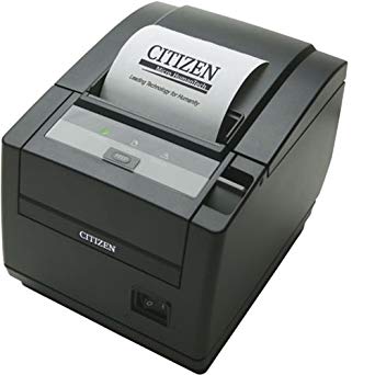 CITIZEN, THERMAL POS, CT-S600 TYPE II, TOP EXIT, SERIAL, BLACK