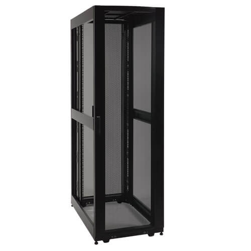 TRIPP LITE SR48UBEXP 48U RACK ENCLOSURE SERVER CABINET DOORS NO SIDES 3000LB CAP