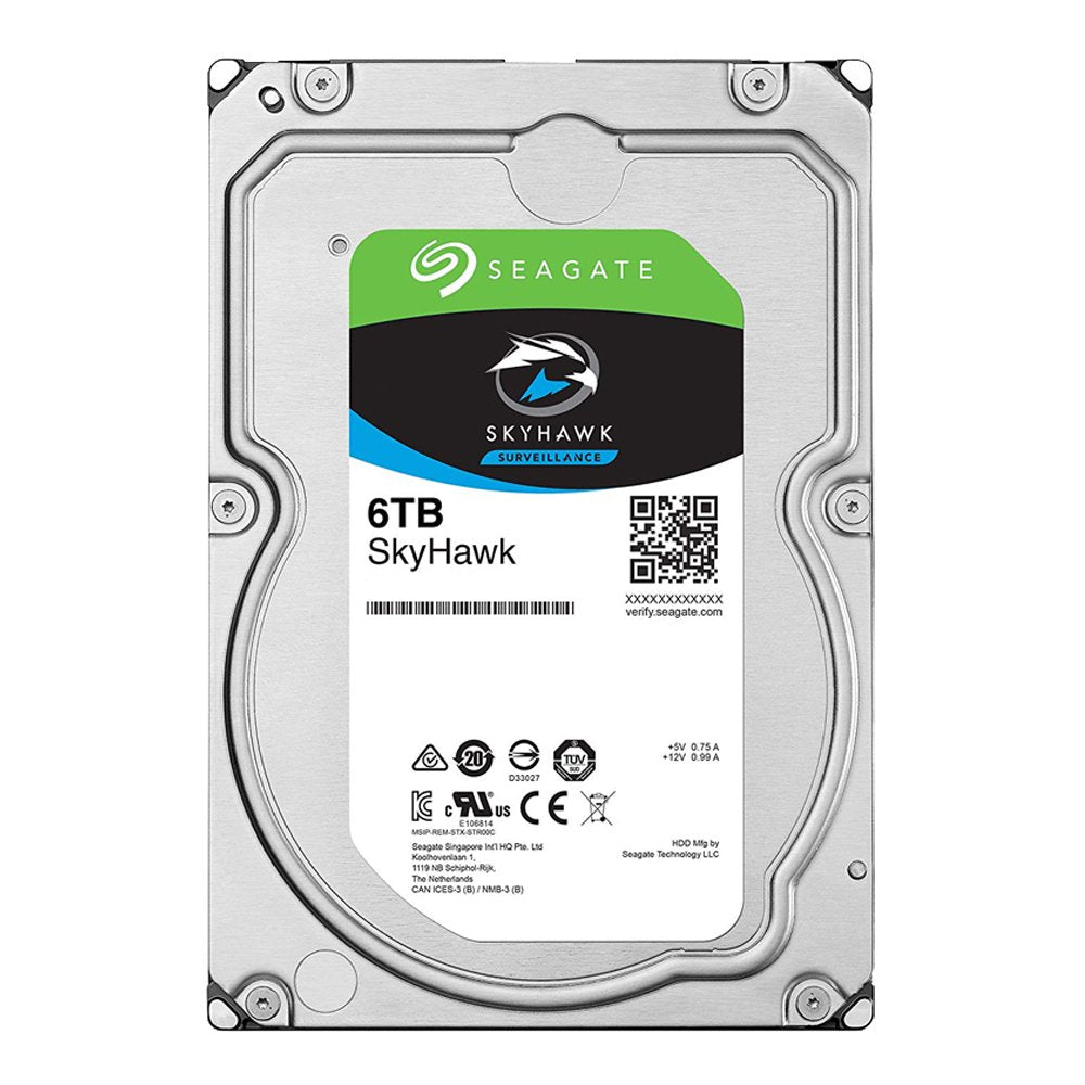 Seagate HDD ST6000VX001 Skyhawk 6TB 3.5 inch 256M SATA 6Gb/s Bare