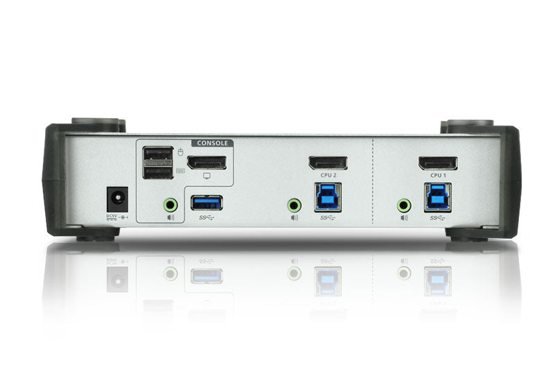 2-PORT USB 3.0 DISPALYPORT KVMP SWITCH SUPPORT UP TO 3840X2160 30HZ