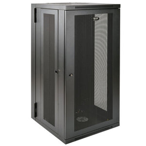 Tripp Lite 26U Wall Mount Rack Enclosure Server Cabinet Swinging Hinged Door Deep