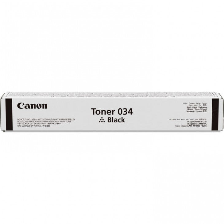 CANON CARTRIDGE 034 BLACK TONER - FOR IMAGECLASS MF820CDN AND MF810CDN - FULL YI