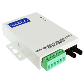 ADDON SERIAL RS232/RS485/RS422 TO FIBER SMF 1310NM 20KM ST SERIAL MEDIA CONVERTE