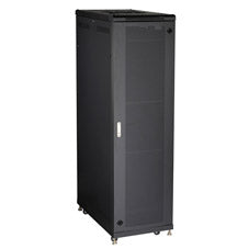 SERVER CABINET - 42U, SPLIT REAR DOOR, 24IN W X 40IN D, MESH FRONT, GSA, TAA, 45