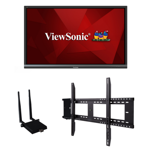 VIEWBOARD IFP6550-E1 BUNDLE INCLUDES:VIEWBOARD IFP6550 4K INTERACTIVE DISPLAY (U