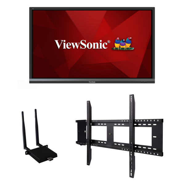 VIEWBOARD IFP6550-E1 BUNDLE INCLUDES:VIEWBOARD IFP6550 4K INTERACTIVE DISPLAY (U