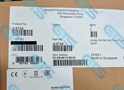 HP 3810-24G-POE+ W/1 SLT SWCH