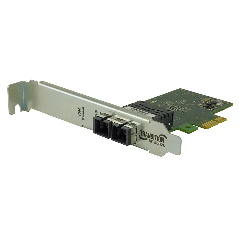 NETWORK INTERFACE CARD - 1000BASE-X NIC PCIE, LC MM, 3.3V, STD/LP