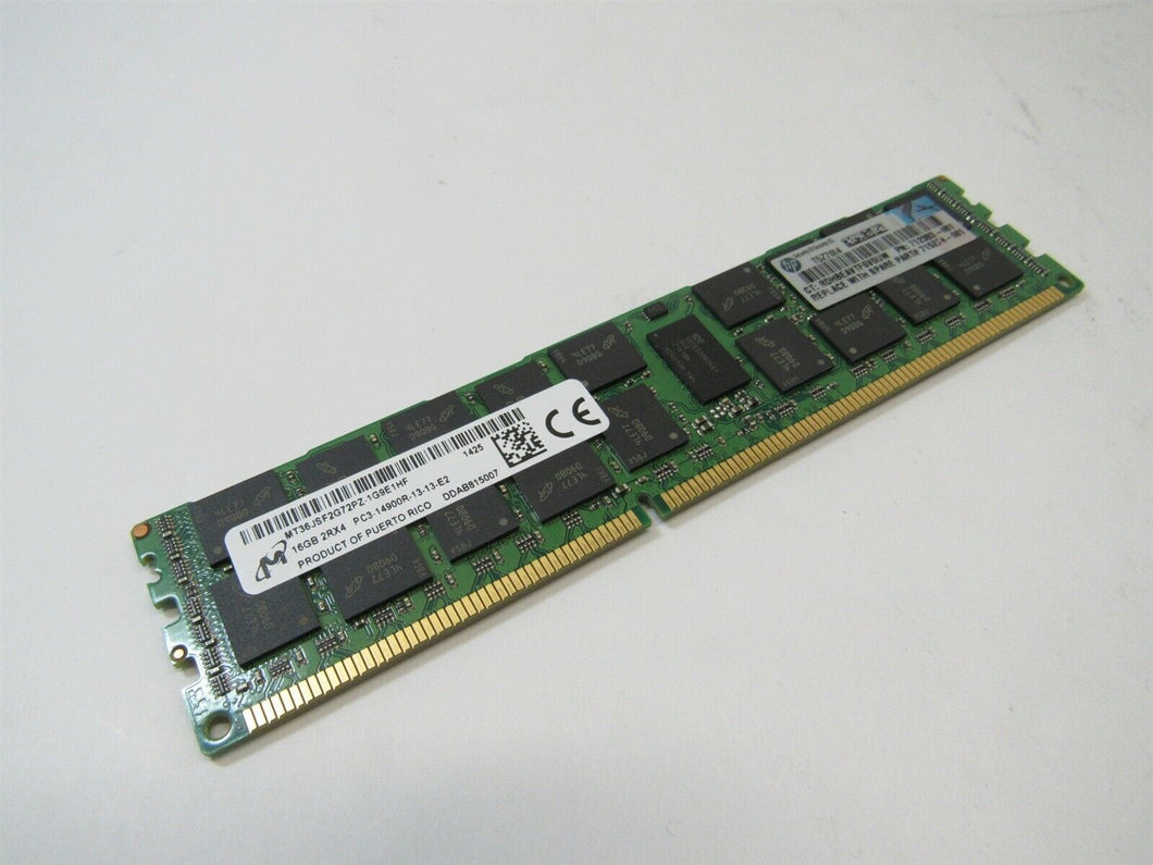 HPE 16GB: 1X16GB PC3 14900R DDR3