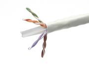 1000FT CAT 6 UTP, SOLID, (CMP), WHITE