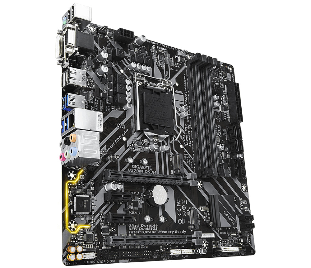 Gigabyte H370M DS3H motherboard LGA 1151 (Socket H4) ATX IntelA® H370
