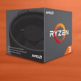 AMD CPU YD1200BBAEBOX Ryzen 3 AMD4 1200 4 Cores 4 Threads 65 Watts 3400MHz with Wraith Stealth cooler Retail