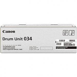 CANON DRUM UNIT 034 BLACK - FOR IMAGECLASS MF820CDN AND MF810CDN - FULL YIELD 32