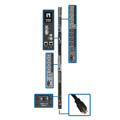 PDU 3PHASE SWITCHED 10KW