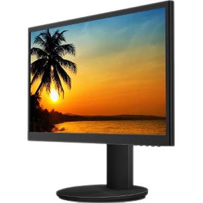22IN WIDE BLACK FHD WIDE VIEW LED LCD, VGA, HDMI, SPEAKERS, HEIGHT-ADJUST STAND.