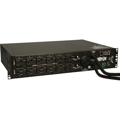 TRIPP LITE PDU SWITCHED ATS 120V 30A 24 5-15/20R; 1 L5-30R 2 L5-30P 2URM - HORIZ