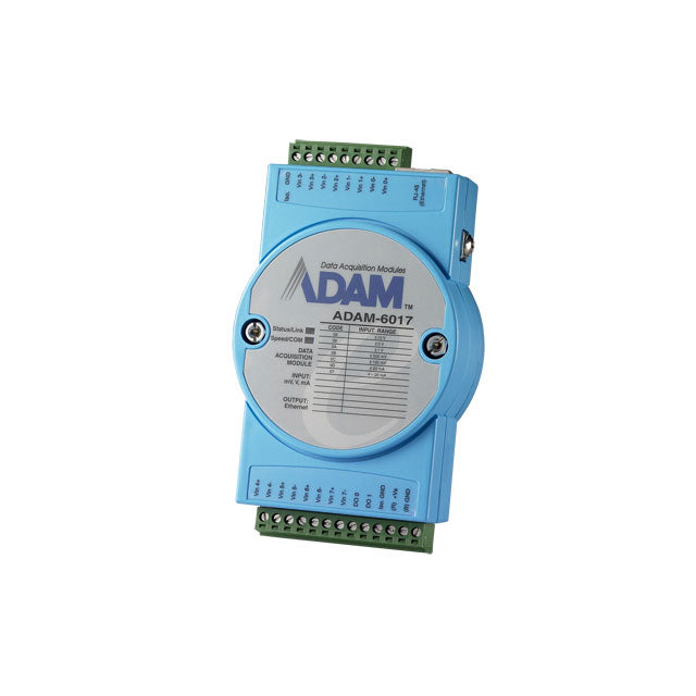 ADAM-6017-D, 8-CH ISOLATED ANALOG INPUT MODBUS TCP MODULE WITH 2-CH DO