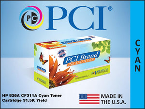PCI REMAN HP 826A CF311A CYAN TONER