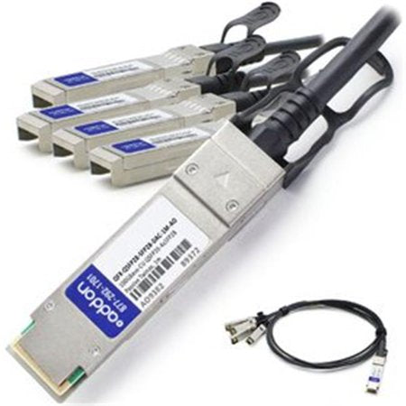 ADDON JUNIPER NETWORKS COMPATIBLE TAA COMPLIANT 100GBASE-CU QSFP28 TO 4XSFP28 DI