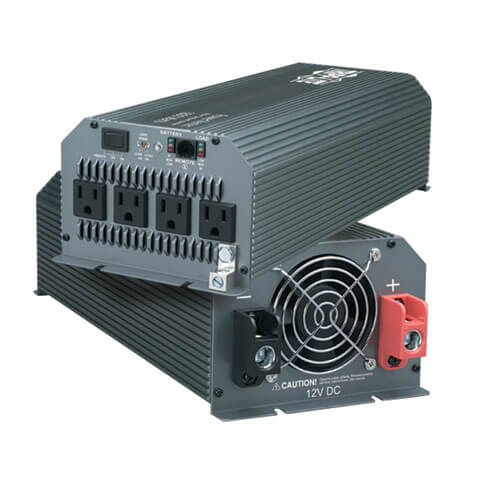 EATON TRIPP LITE SERIES 1000W POWERVERTER COMPACT INVERTER FOR TRUCKS WITH (4) 5