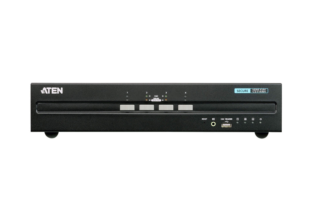 4 PORT DUAL DISPLAY HDMI SECURE KVM WITH PP 3.0