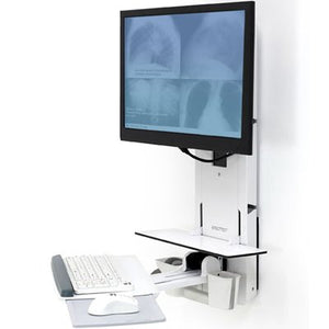 Ergotron StyleView Sit-Stand Vertical Lift, Patient Room