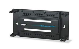 WALLMOUNT CAT5E PATCH PANEL, 24-PORT
