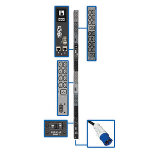 PDU 3PHASE MONITORED 14.5KW