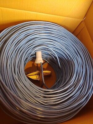 CAT5E BULK SOLID CABLE 1000 FT BLUE