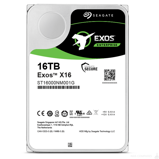 Seagate HDD ST16000NM001G 16TB 7200RPM 256MB SATA 6Gb s 3.5 512e 4Kn Bare