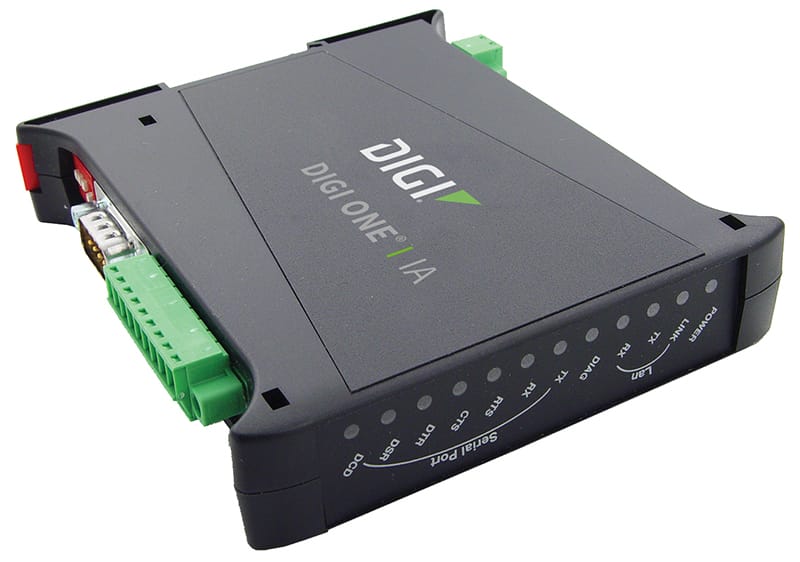 DIGI ONE IA 1 PORT RS-232/422/485 DIN RAIL MOUNTED SERIAL TO ETHERNET DEVICE SER