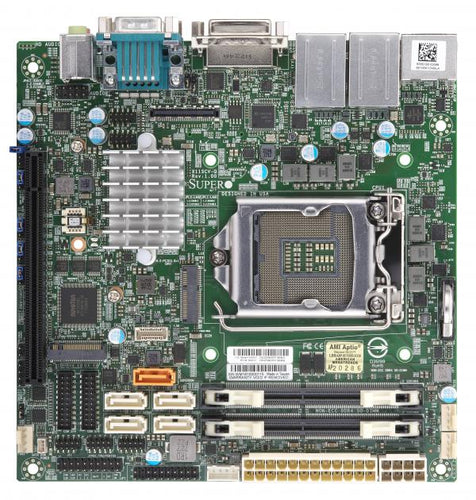 Supermicro MotherBoard MBD-X11SCV-Q-O Core i7/i5/i3 Q370 LGA1151 32GB DDR4 PCI Express Mini-ITX Retail