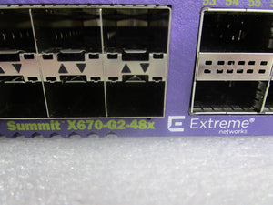 Extreme Networks Summit X670-G2 Series X670-G2-48x-4q-Base-Unit