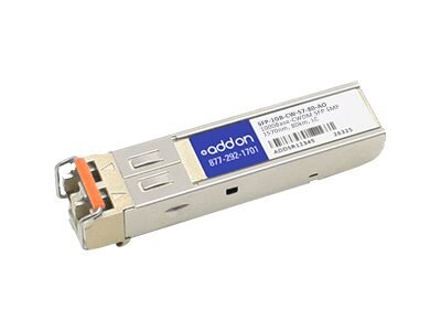 ADDON MSA AND TAA COMPLIANT 1000BASE-CWDM SFP TRANSCEIVER (SMF, 1570NM, 80KM, LC