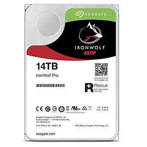 Seagate HDD ST14000NE0008 14TB 3.5 256MB SATA 6Gb s Ironwolf Pro Bare