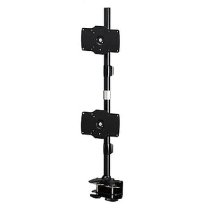 VERTICAL 2 MONITOR CLAMP MOUNT