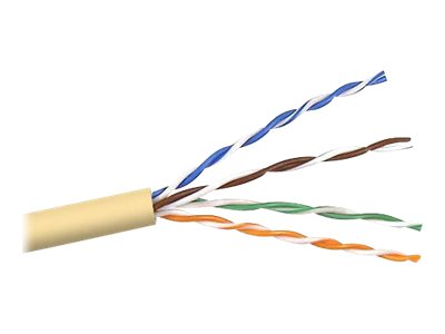 ETHERNET 10BASE-T CABLE - BARE WIRE - BARE WIRE - 1000 FT - UTP - ( CAT 5E ) - Y