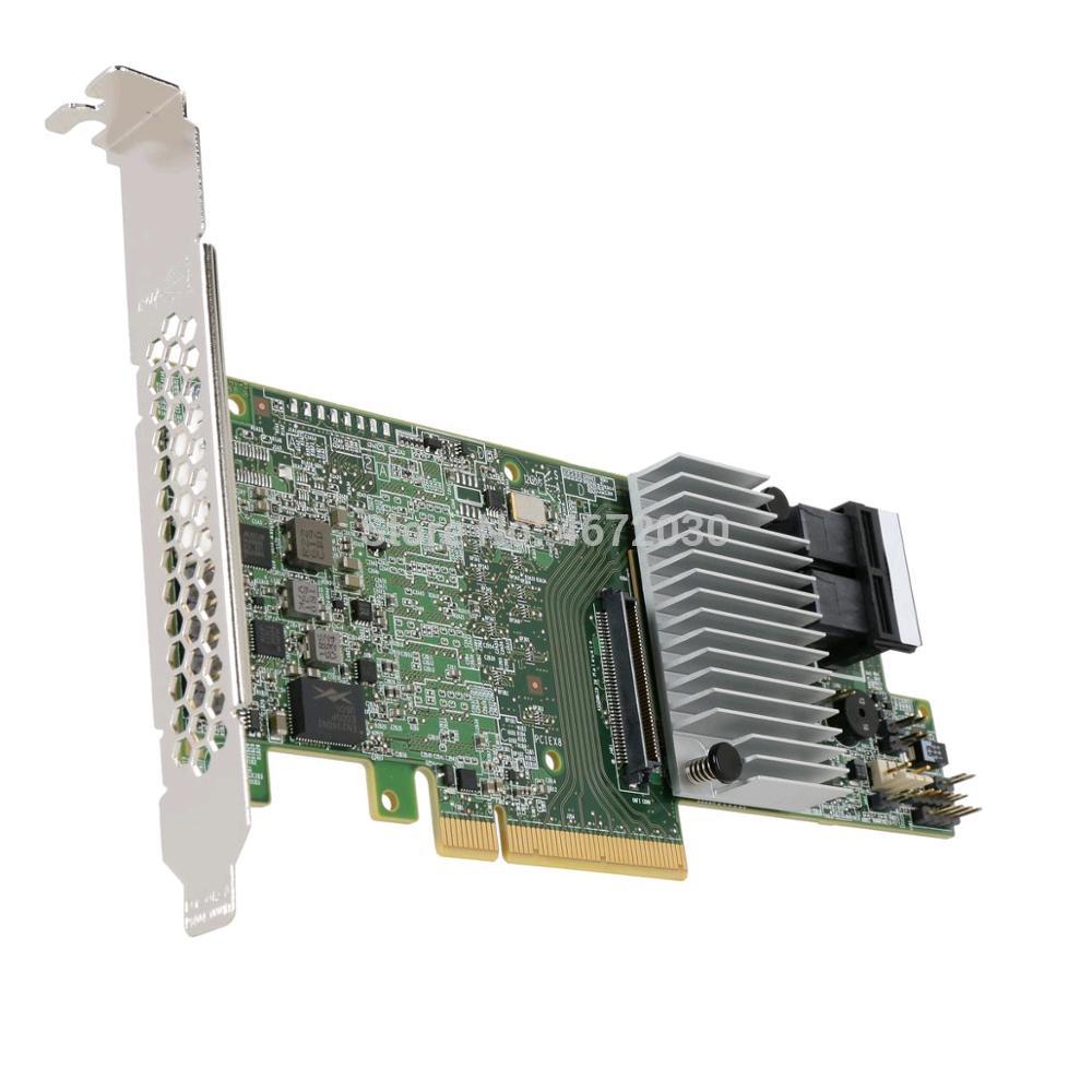 LSI Logic I/O Controller 05-25420-08 MegaRAID 9361-8i Single 8Port SATA/SAS PCI-Express 3 1GB DDR3  Brown Box