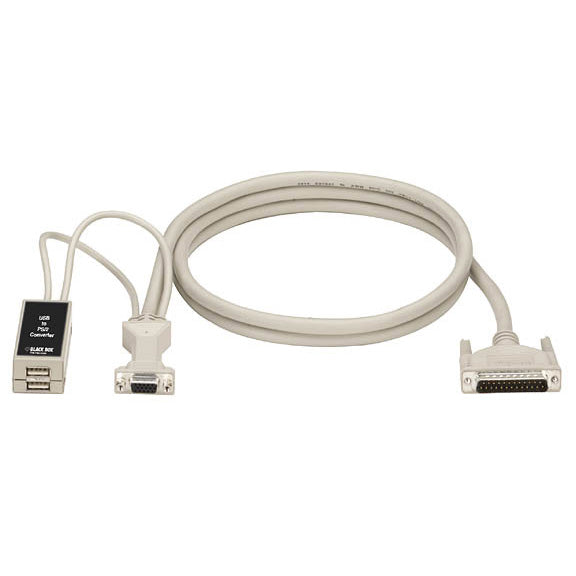 KVM USER CABLE - DB25, VGA, USB, 1-FT. (0.3-M)