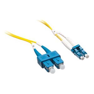 AXIOM LC/SC SINGLEMODE DUPLEX OS2 9/125 FIBER OPTIC CABLE 60M - TAA COMPLIANT