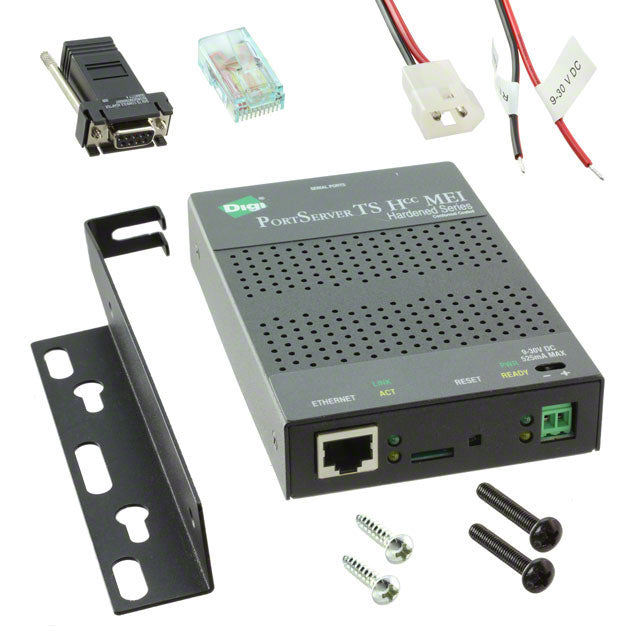 DIGI PORTSERVER TS HCC MEI 4 PORT EXT TEMP/HARDENED RS-232/422/485  RJ-45 SERIAL