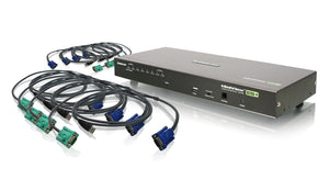 8 Port Combo VGA KVMP Switch
