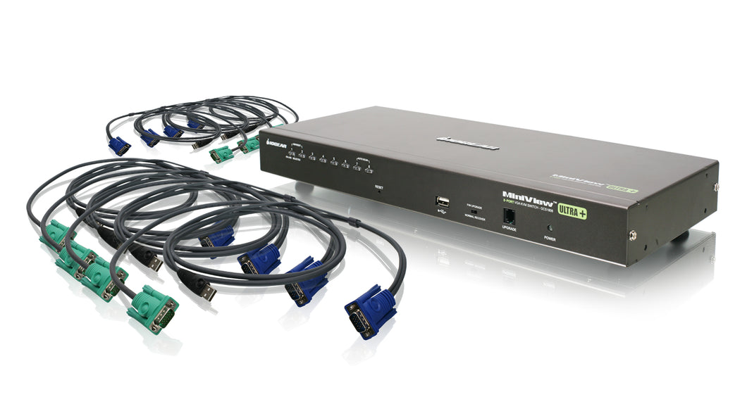 8 Port Combo VGA KVMP Switch